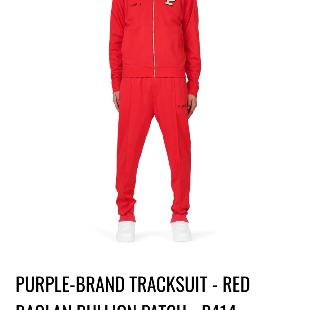 Purple brand full tracksuit Retail 560 Size Small worn once 220-100 tags also.